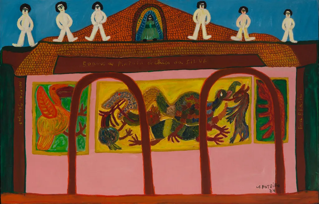 Antônio Poteiro, "Homenagem a 50 Anos de Pintura de Chico da Silva", 1984
