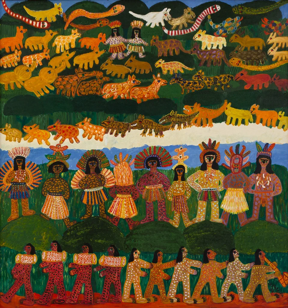 Antônio Potero, "Preservação da Natureza", 1988. Estande da galeria Errol Flyn. © Cristina Carvalhaes/Cortesia Errol Flyn