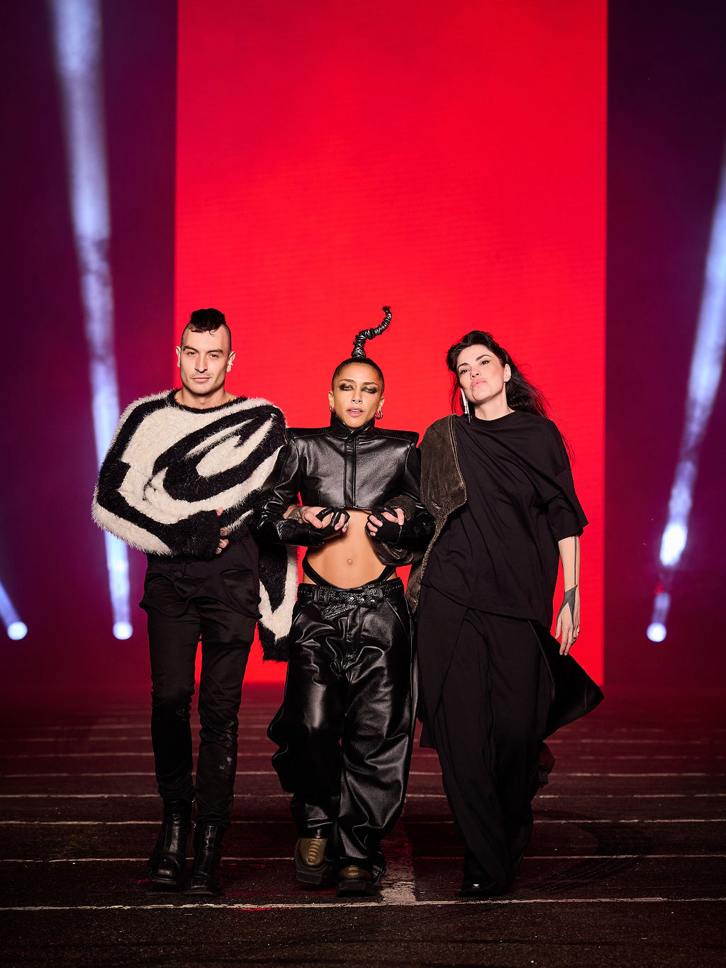 Look de encerramento do desfile Forca X, da FORCA Studio, na SPFW N61