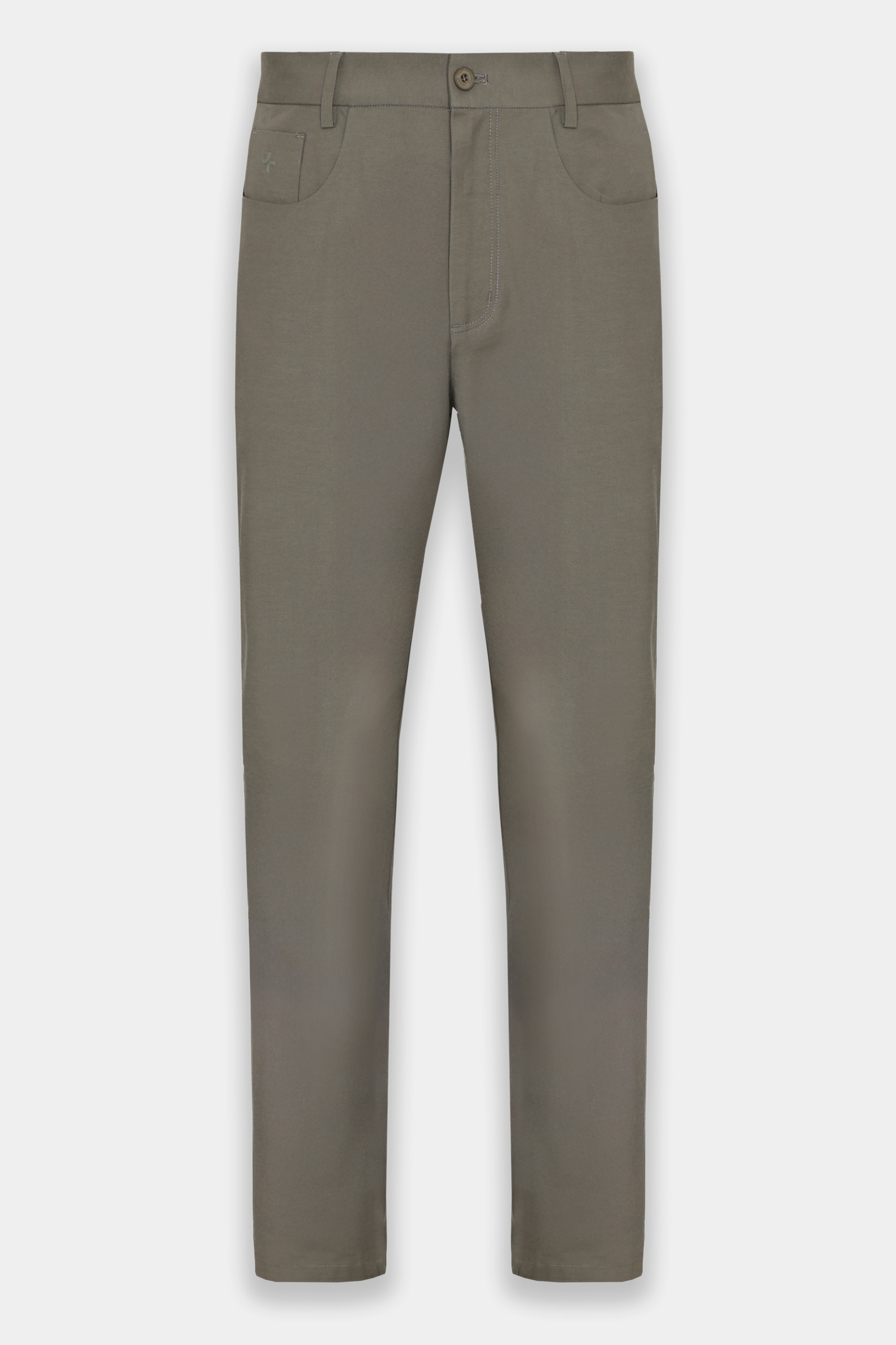 Calça Bonded, verde sálvia