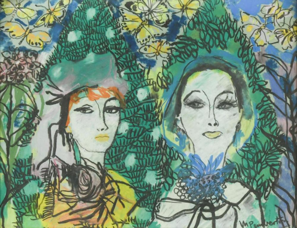 Fashion illustration by Muriel Pemberton